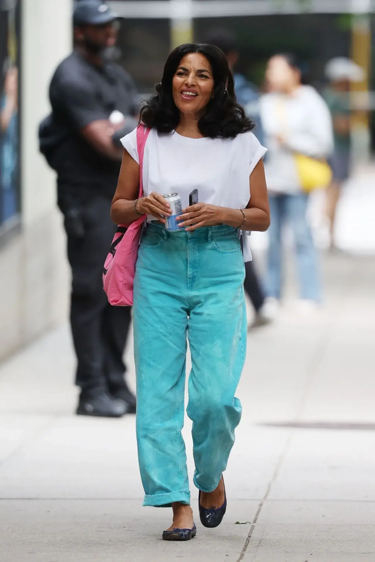 SARITA CHOUDHURY STILLS ON THE SET OF AND JUST LIKE THAT IN NEW YORK 2